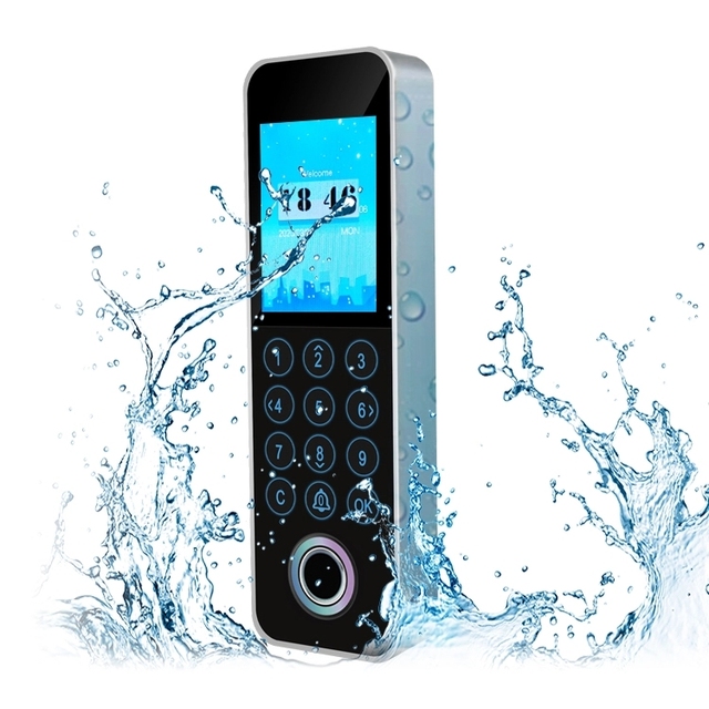 TF50 Metal Biometric Fingerprint RFID Door Access Control Keypad with Cloud Software Standalone Software and Smart Phone App