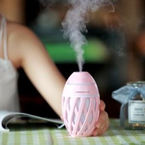 Humidificateur portable avec diffuseur d'arômes, aromathérapie, utilisation en chambre et en voiture, double sortie de brume - Product Image 1