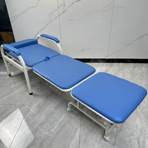 Silla Plegable de Acompañamiento para Cuidado Médico y Enfermería, con Recubrimiento Epóxico, para Hospitales y Clínicas - Product Image 5