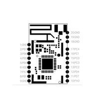 Minew BLE 5,3 Telink TLSR8258 ME52BS01 2,4 GHz PCB U. FL Antena Malla Zigbee Módulo Bluetooth de baja potencia