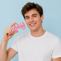 Manette de jeu anti-stress en caoutchouc souple, jouet créatif et original pour enfants de 5 à 7 ans