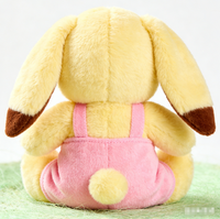 Peluche Lapin Brodé Personnalisé 100% Polyester Rembourré Coton PP Poupée Lapin d'Anniversaire OEM ODM Vente en Gros