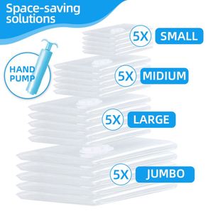 Sac de compression sous vide classique pour le rangement des vêtements, écologique, multifonctionnel, permet d'économiser 80 % d'espace - Product Image 3