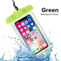 Prix usine sous-marin lumineux étanche téléphone pochette sac housse pour iphone téléphone portable sac sec pvc étanche téléphone sacs