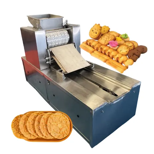Moule rotatif automatique pour biscuits sablés pour chiens Machine de fabrication de biscuits aux noix Prix de la machine de fabrication de biscuits
