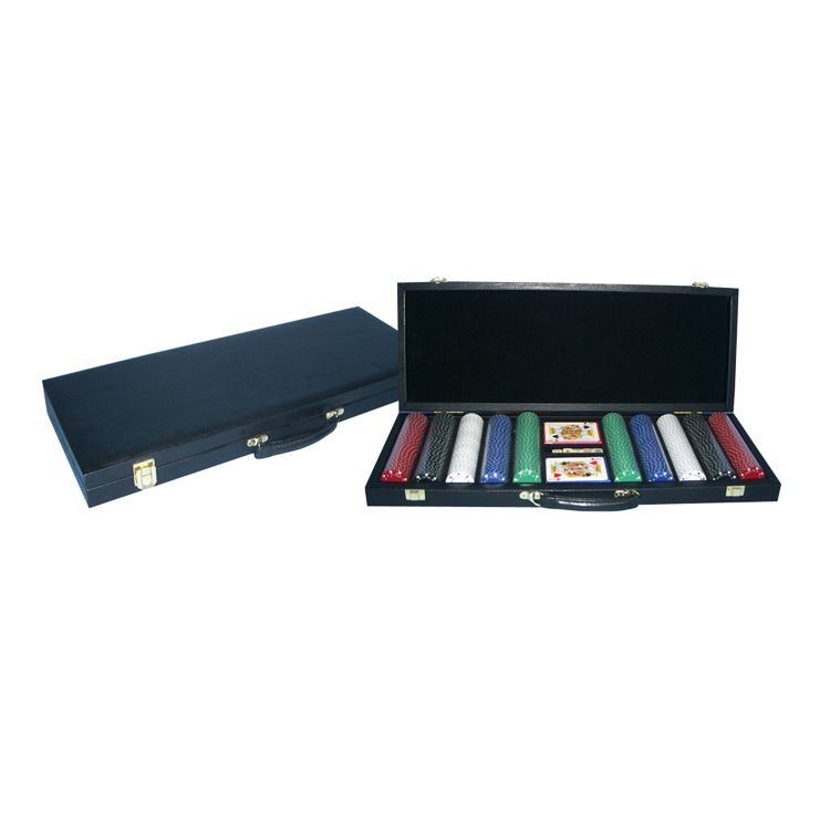 Чехол с несколькими чипами, кожаная коробка с чипами, чемодан для покера