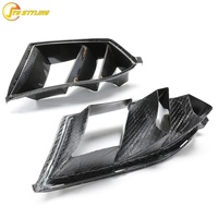 Aérations de pare-chocs avant en fibre de carbone véritable avec grille, kit carrosserie aérodynamique pour BMW G80 M3 G82 G83 M4