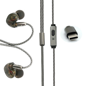 หูฟังประเภทซีพร้อมไมโครโฟนและฟังก์ชั่นข้ามเพลงได้ MMCX ถอดออกได้ สีเทาไทเทเนียม ซับวูฟเฟอร์ ความถี่ 20 20 กิโลเฮิรตซ์ - Product Image 5