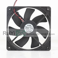 NMB 5V 12V 48V DC 24V 0.19A AC EC 12025 120X120X25MM 12CM Convertisseur de fréquence à roulement à billes Ventilateur de refroidissement à deux fils 11925SA-24N-AA