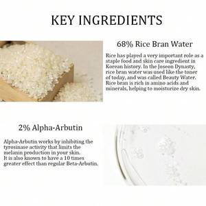 ライスアルファ<span class=keywords><strong>Arbutin</strong></span>ダークスポット補正ブライトニングホワイトニングスキンケア韓国美容フェイスグローディープセラム30ml - Product Image 2