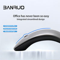 Slim Ergonómico 2,4 Ghz Silent Clicks Ratón silencioso Ratones de computadora portátil Ratón inalámbrico Bluetooth para PC Tablet, Laptop