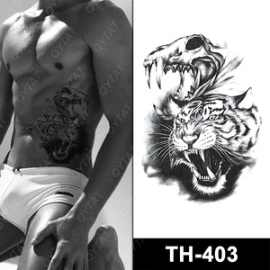 Kit de tatouages temporaires Qianyu pour fête, autocollants de <span class=keywords><strong>tatouage</strong></span> corporel sexy imperméables - Product Image 4