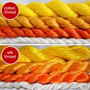 <span class=keywords><strong>Kit</strong></span> de Bordado à Mão para Iniciantes com Padrão de Flores da Costa do Pôr do Sol DIY Kits de Ponto Cruz - Product Image 2