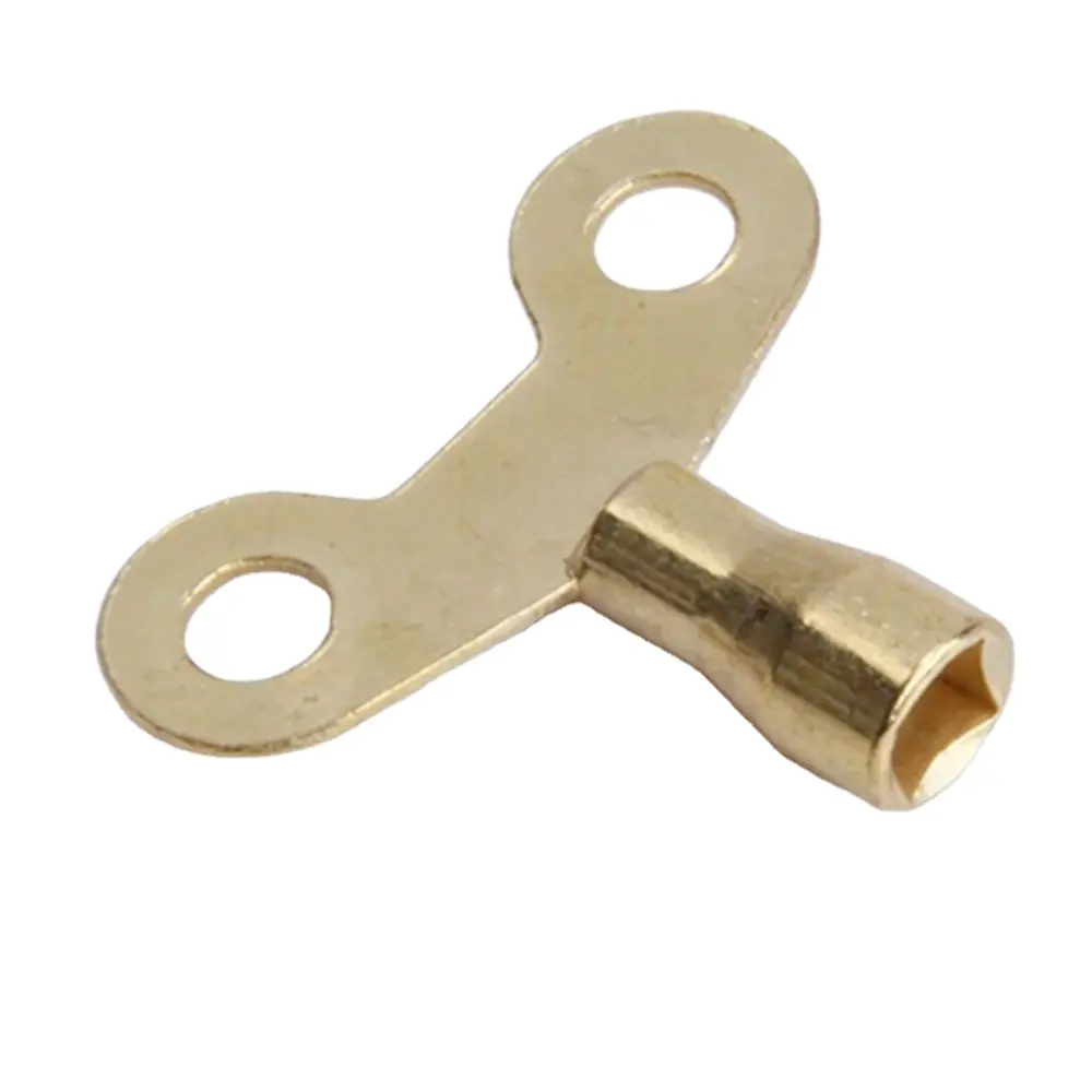 Key For Water Tap Solid iron Special Lock New Radiator Plumbing Bleed Key Square Socket Hole Water T