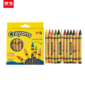 <span class=keywords><strong>M</strong></span> & G Art Krayon Set Jumbo 12 Dalam 1 Krayon Berbasis Air Dapat Dicuci Ergo Segitiga Pelajar Sekolah Anak-anak Alat Tulis Krayon - Product Image 1