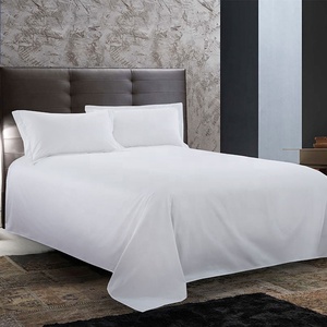 <span class=keywords><strong>Drap</strong></span> <span class=keywords><strong>plat</strong></span> de qualité hôtelière en <span class=keywords><strong>percale</strong></span> 100 % coton 200 fils, style uni, pour usage hospitalier en Chine, vente en gros - Product Image 3