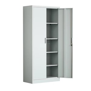 Archivador Metálico de 2 Puertas, Armario de Almacenamiento de Acero de Gran Capacidad para Gimnasio, Exteriores, Hotel, Supermercado, Uso Comercial, Muebles de Oficina - Product Image 5