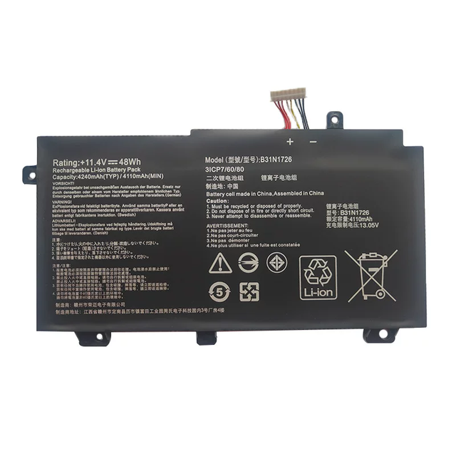 Rechargeable Genuine Laptop Battery B31N1726 B31BN91 0B200-02910000 for a Sus TUF Gaming A15 Original Notebook Battery