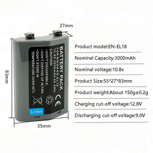 Batería para Cámaras <span class=keywords><strong>Nikon</strong></span> D4 <span class=keywords><strong>D4s</strong></span> y D5, Batería de 1/2 ", 2", 2 ", 2", 2 ", 2", 1 ", 2", 2 ", 2", 2" - Product Image 3
