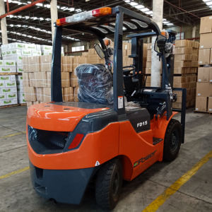 משאית מלגזה דיזל 1.5 טון 1.8 טון 2 טון 3 טון 4 טון 5 טון 7 טון 10 טון מלגזה דיזל עם אישור CE ISO, עם מונית - Product Image 2