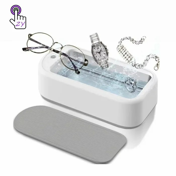 New Trending Household Electric Mini Portable Cleaning Machine Home Ultrasonic Washing Cleaners for Glasses Jewelry Watch