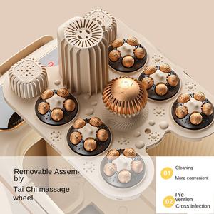 เครื่องนวดเท้าอัตโนมัติสำหรับใช้ในบ้าน พร้อมอ่างแช่เท้าแบบลึก ให้ความร้อนคงที่ สำหรับการล้างเท้า - Product Image 4