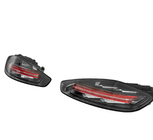 Nouveaux feux arrière LED à lentille transparente de haute qualité pour 718 2017-2024, mise à niveau 970.2, installation Plug and Play - Product Image 3