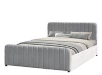 Fournisseur d'Usine en Gros Cadre de Lit Capitonnage en Velours Double ou Queen Size avec Rangement pour Chambre à Coucher