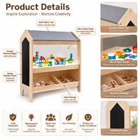 Ensemble de table sensorielle lumineuse en bois Montessori Reggio STEM pour la maternelle, la garderie, les enfants en bas âge