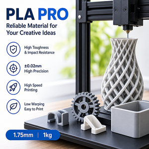 Filament d'imprimante 3D PLA+ 1,75 mm 1 kg, précision dimensionnelle ±0,02 mm, haute résistance pour la fabrication de modèles FDM, fourni par l'usine - Product Image 5