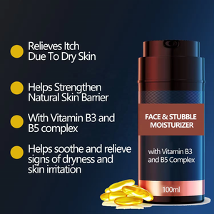 Set per la cura della <span class=keywords><strong>barba</strong></span> da uomo Gel trasparente per <span class=keywords><strong>barba</strong></span> morbida balsamo per il viso olio e crema idratante per la crescita della <span class=keywords><strong>barba</strong></span> da uomo - Product Image 3