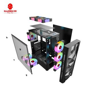 Boîtier d'ordinateur en acier ATX Mid-Tower transparent 3D Cross Border Play JiaIce Diamond avec ports USB avant et refroidissement liquide – En stock - Product Image 3