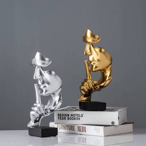 modern European abstract statue resin crafts decoration living room office desktop accessories other decorations for home decor