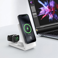 Vente d'usine Qi2 – Batterie externe magnétique sans fil pliable 3-en-1 de 10000 mAh haute capacité avec support