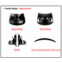 Kit de carrosserie pour BMW Série 3 E90 2005-2008, style sport M-Tech, pare-chocs avant et arrière, capot, kit de conversion, vente en gros