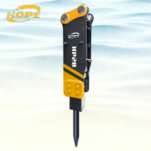 Martelo Hidráulico Montado em Escavadora HOPE para Aplicações de Mineração, Pedreira e Demolição de Fundações de Concreto - Product Image 1