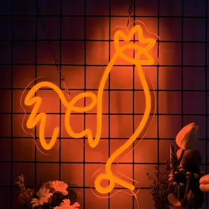 Chic gà Neon dấu hiệu USB powered tường trang trí nội thất Ánh Sáng IP65 cơ thể nhựa ấm trắng Dimmable cho phòng ngủ Door & phòng thẩm mỹ - Product Image 4