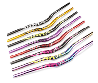 Guidon de vélo poignée d'hirondelle guidon de VTT en alliage d'aluminium 31.8*720-780mm longue poignée de guidon de vélo