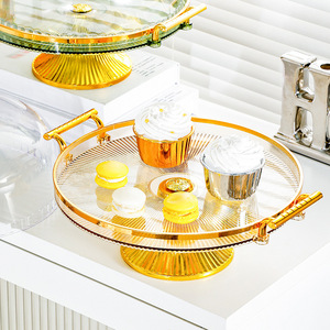 Round Plastic <b>Cake</b> <b>Stand</b> With Lid 2 Piece Set For Dessert Display - Product Image 3