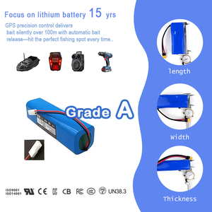 충전식 18650 18500 <span class=keywords><strong>4S2P</strong></span> 16.8v 14.8V 5000mAh 리튬 이온 배터리 팩, 전동 공구용 고사이클 - Product Image 1