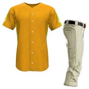 Professional <b>Baseball</b> Uniform <b>Set</b> Jersey and Pants OEM Service High Performance <b>Baseball</b> Jersey Moisture Wicking Team Apparel - Product Image 1