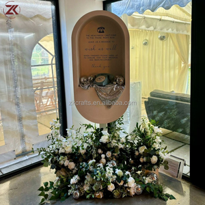 Cabina Telefónica de Lujo ZKAI Color Brandy para Bodas y Fiestas, Estación Telefónica con Libro de Visitas de Audio para Guía de Entrada en Bodas - Product Image 1