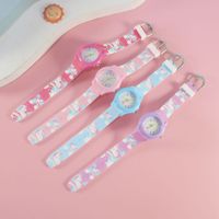 Montre pour Enfants Simulation 3D Mignonne Dessin Animé Étanche en Silicone pour Garçons, Montre Pédagogique Univers des Enfants
