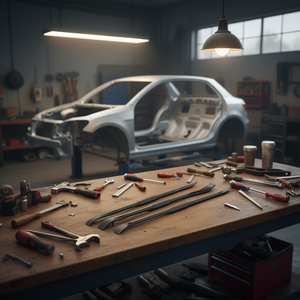 Juego de herramientas de palanca FG 186 S3, kit de reparación automotriz, juego de 3 palancas de acero para remover paneles de carrocería. - Product Image 3