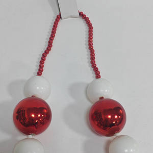 Perline Jumbo STAR Rosse e Bianche o Verdi e Bianche per Decorazioni di Carnevale e Feste Natalizie, Vendita all'Ingrosso - Product Image 3
