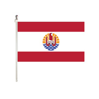 Drapeau de Tahiti 3x5 pieds pour l'extérieur, idéal pour la décoration - Vente en gros