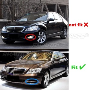 Grille d'entrée de pare-chocs avant pour Mercedes Benz W221 Classe S S320 S350 S450 S500 S63 S65 Maybach 2009-2013 - Product Image 5