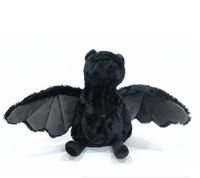 Jouet pour animaux de compagnie en forme de chauve-souris mignon et tendance, jouet d'entraînement interactif en peluche courte, durable et robuste pour chiens et chats