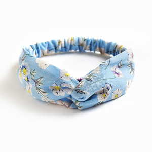 Diadema frontal con estampado de puntos, <span class=keywords><strong>rayas</strong></span>, cuadros y flores, estilo bohemio, cruzada y retorcida, duradera, casual, para decoración del cabello - Product Image 6