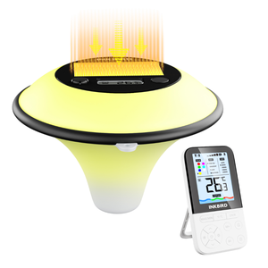 Produit phare de l'été : <span class=keywords><strong>Thermomètre</strong></span> de piscine, <span class=keywords><strong>thermomètre</strong></span> d'eau pour baignoire, <span class=keywords><strong>thermomètre</strong></span> flottant sans fil pour aquarium et bassin à poissons - Product Image 1